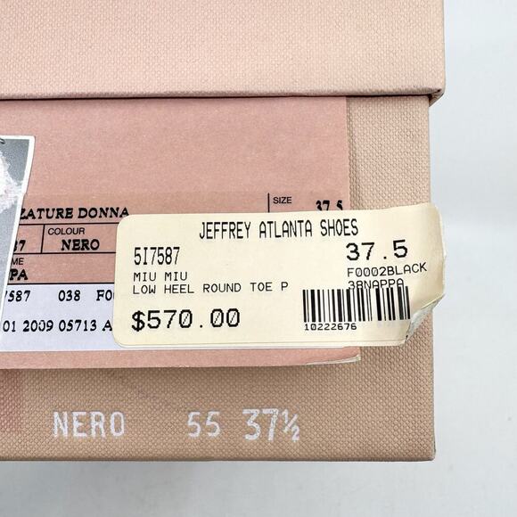 MIU MIU Black Laser-Cutout Ballet Kitten Heel Pumps - Picture 11 of 11